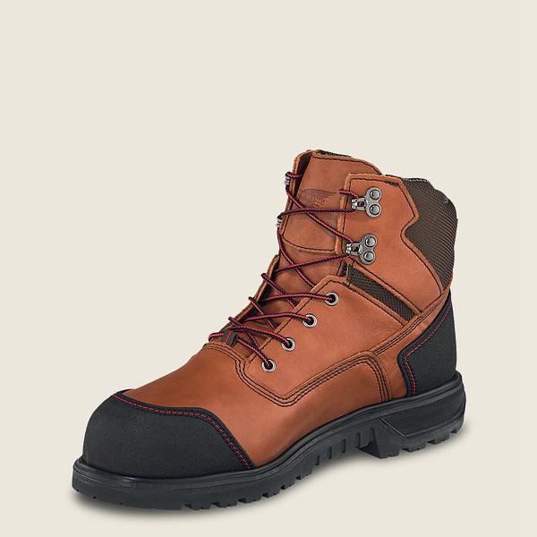 Safety Støvler Herre - Red Wing Brnr Xp - 6-Inch Waterproof Toe - Brune/Sort - WCSJLN-836